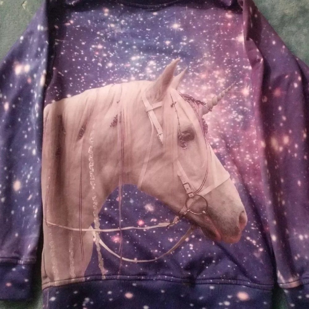 Beloved Shirts Unicorn Galaxy sweater